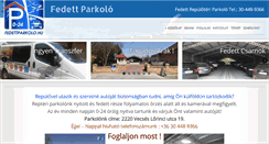 Desktop Screenshot of fedettparkolo.hu